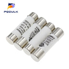 5PCS Fast blow Ceramic Fuse 10X38MM Fuse 380V/500V 1A 2A 3A 4A 5A 6A 8A 10A 16A 20A 25A 32A 40A 50A