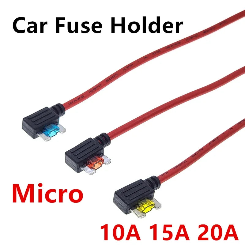12V 5A 10A 15A 20A Car Fuse Holder Add-A-Circuit TAP Adapter Micro Standard ATM APM Blade MINI Medium Simple Safety Device