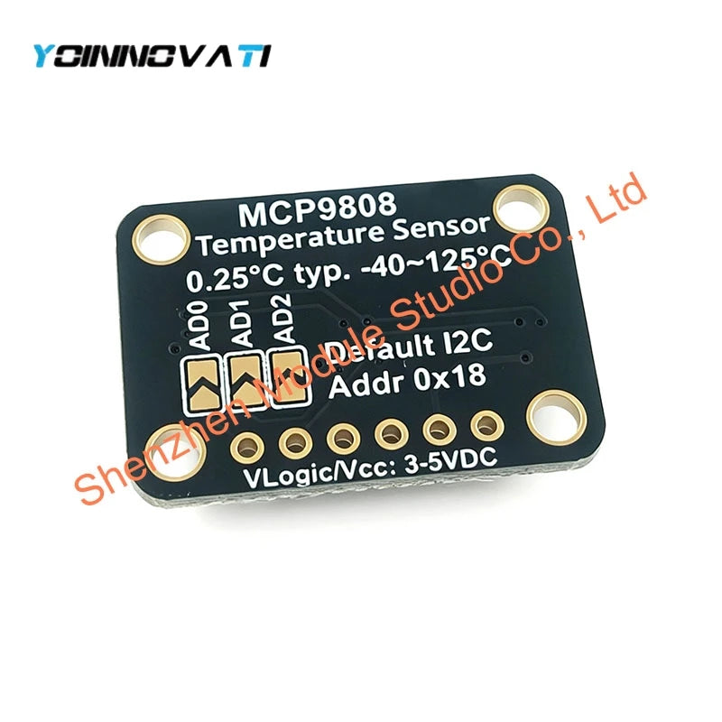 1PCS MCP9808 High Precision I2C Digital Temperature Sensor Breakout Board High Accuracy Temperature Detection Module