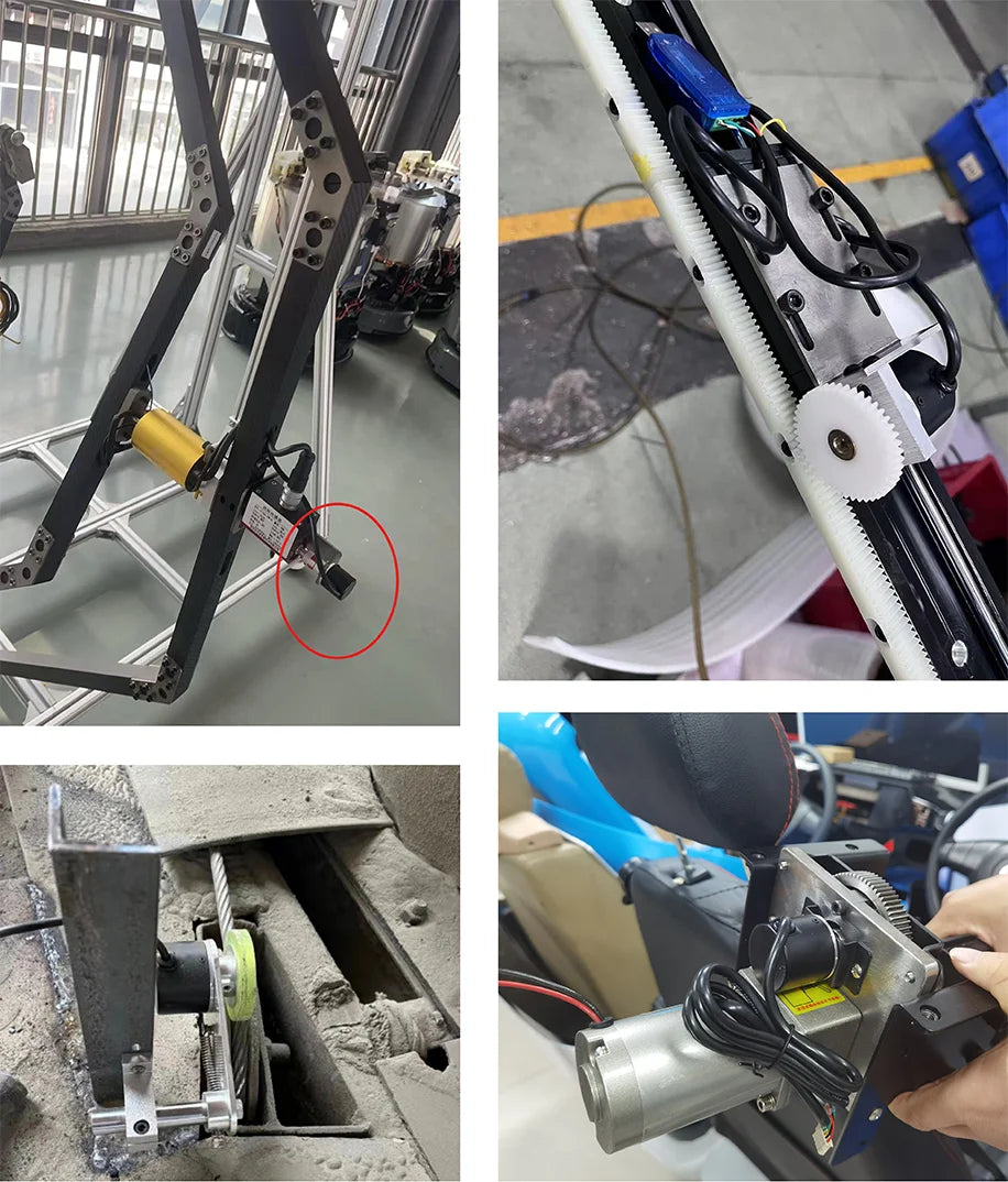 IP68 Absolute  Encoder Rotary Multi Turn 6mm solid shaft Angle Measurement RS485 CAN Power Off Memory Waterproof