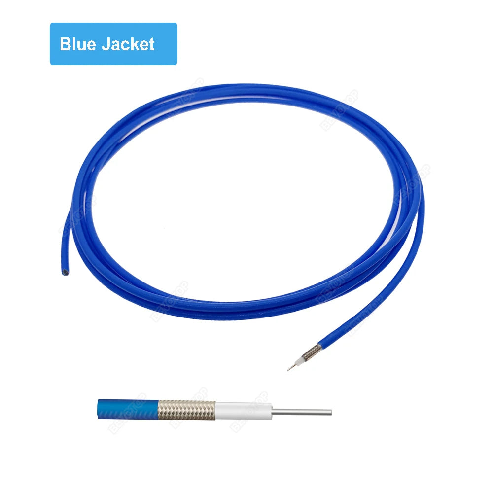 1PCS Blue RG405 Coaxial Cable N Type Male to Male Female to Female Connector RF Jumper Pigtail N Type Extension Cable 10CM~10M