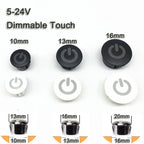 Dimmable Touch Sensor Button Smart Home Switch Controller for DC 5V 12V 24V Closet Corridor LED Strip Light Switch Customized