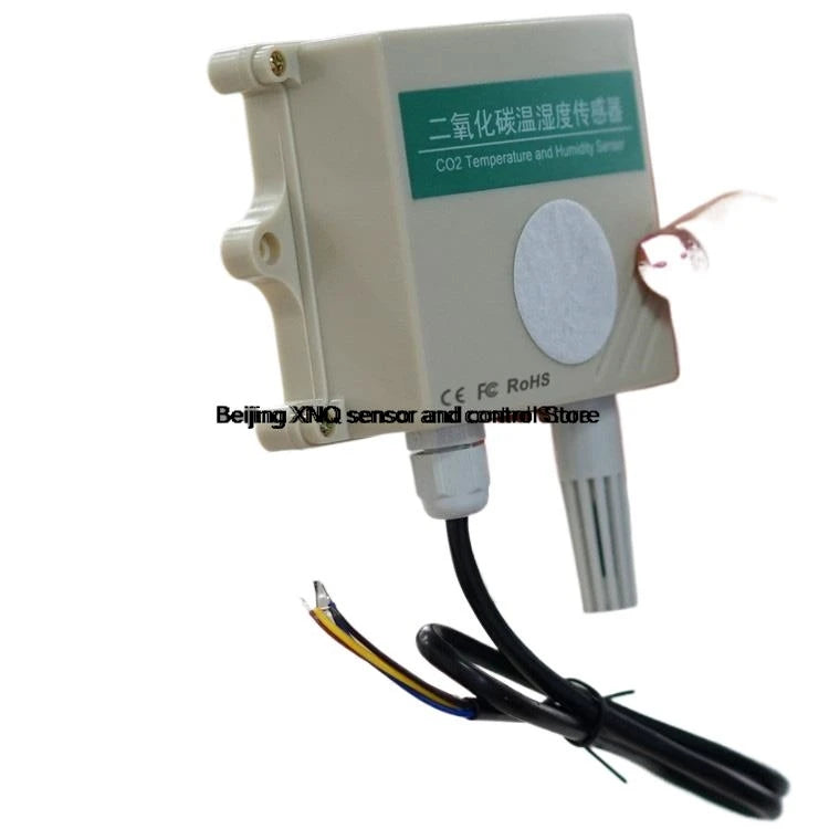 Wall-Mounted CO2 Sensor Carbon Dioxide Detector Air Quality Monitor RS485 Analog Output NDIR CO2 Transmitter OLED display LED