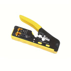 RJ45 Crimping Tool Wire Stripping Cutting Vertical Crimping Network Cable Pliers With Through-hole Cat7 Cat6 Cat5 8P6P Pliers