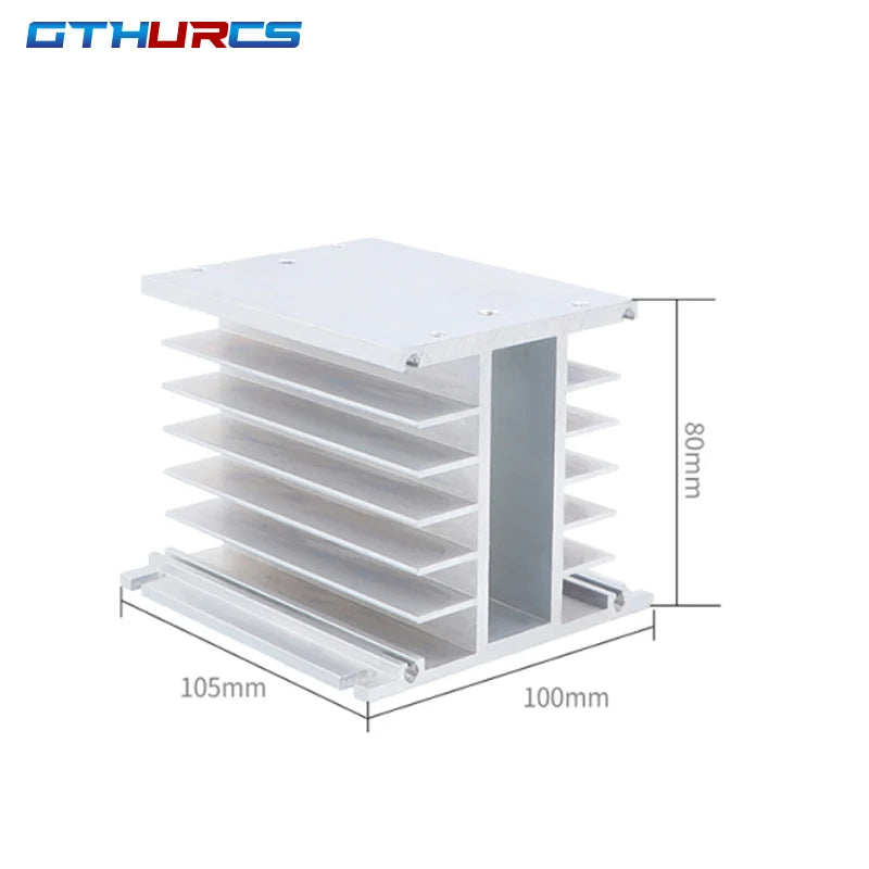 3-SSR DC-AC 10A 25A 40A 60A 80A 100A 120A 200A Three Phase Solid State Relay module 3-32V DC Control 24-480V AC 10DA 25DA 40DA