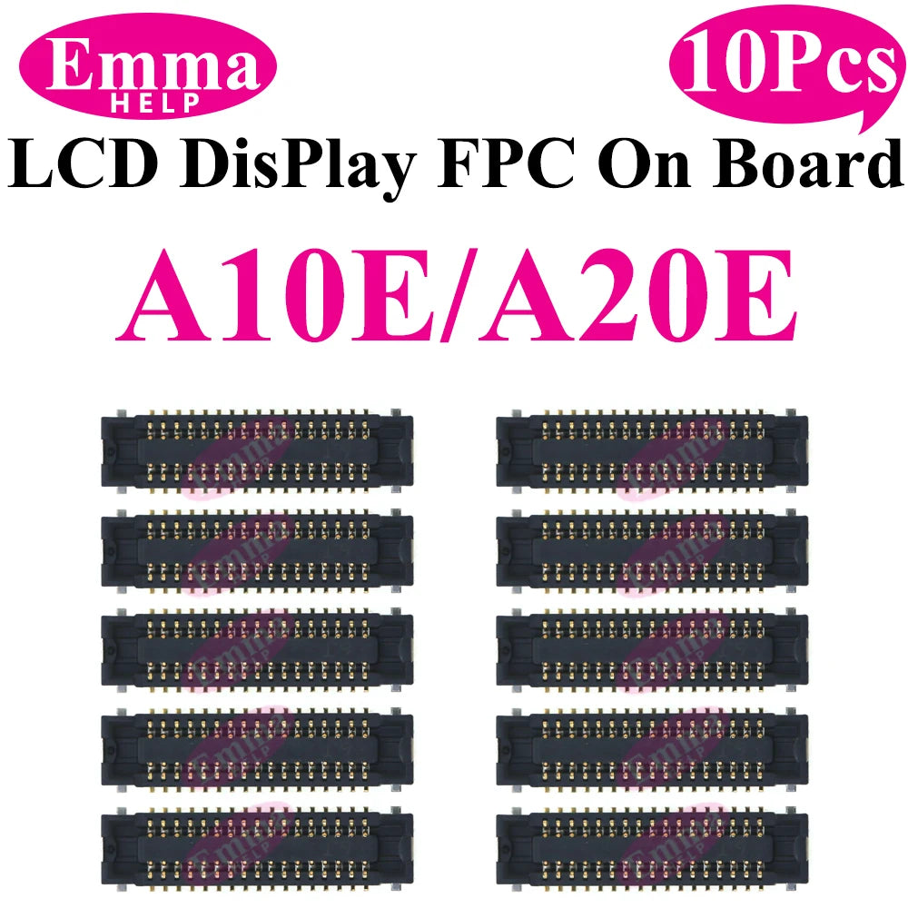 EmmaHelp FPC Connector Display Screen For Samsung LCD FPC A51 A50 A70s A40 A30S A21 A20S A10S M12 M14 M15 M16 On Motherboard