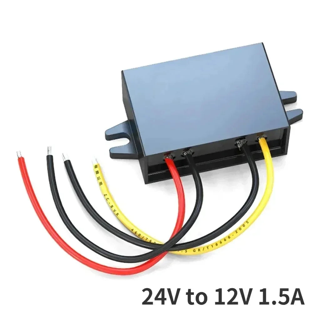 24V to 12V 1A-10A DC to DC Buck Converter Step Down Converter Adaptive Car Power Supply Module Regulator Transformer Module CE