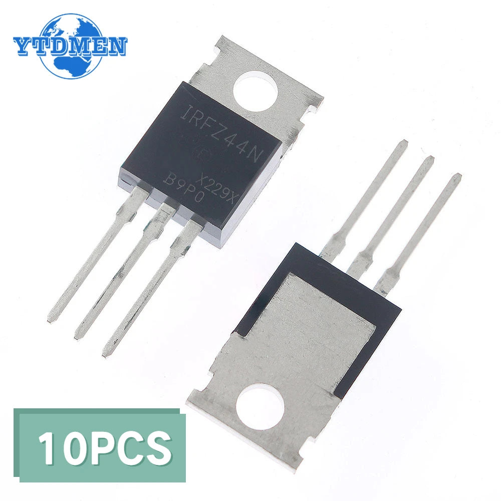 5/10/25PCS Mosfet IRFZ44N TO220 Transistor Kit IRFZ44NPBF  TO-220 High Power Transistors IRFZ44 49A 55V Field Effect Transistor