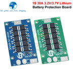 1/3PCS BMS 1S 30A 3.2V LiFePO4 / 3.7V Lithium Battery Protection Board 18650 4.2V Charging Voltage/Short Circuit