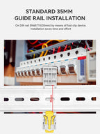 ETEK Modular Contactor Din Rail Automatic 2P 4P 230V Single-phase Three-phase 16A/20A/25A/40A/63A  EKMF