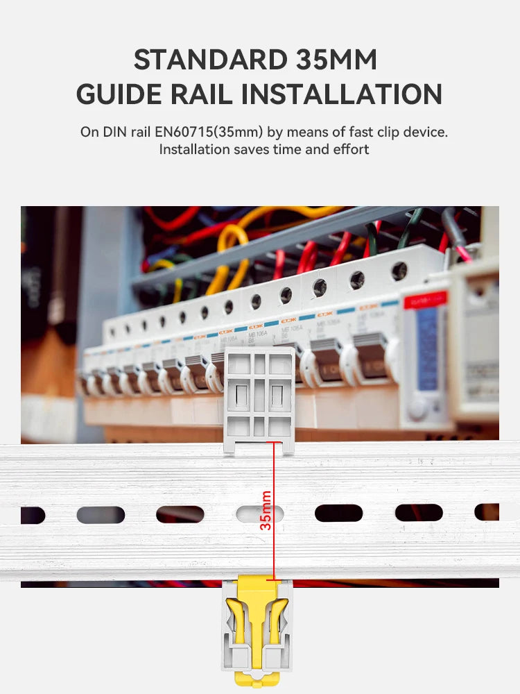 ETEK Modular Contactor Din Rail Automatic 2P 4P 230V Single-phase Three-phase 16A/20A/25A/40A/63A  EKMF