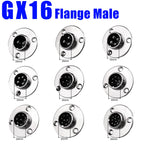 5pcs GX12 GX16 GX20 2 3 4 5 6 7 8 9 10Pin Male Female Butting Wire Cable Circular Aviation Socket Plug Panel Connector