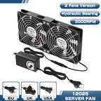 12cm High Speed Large Air Volume 100V 220V Btc Mining Machine Workstation Cabinet 120MM Violent Server Cooling System Fan Kit