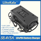 LiitoKala 12V 24V 36V 48V 2A/5A 3S 6S 7S 10S 13S 18650 Lithium Battery Charger 12.6V 29.4V 42V 54.6V DC 5.5*2.1mm
