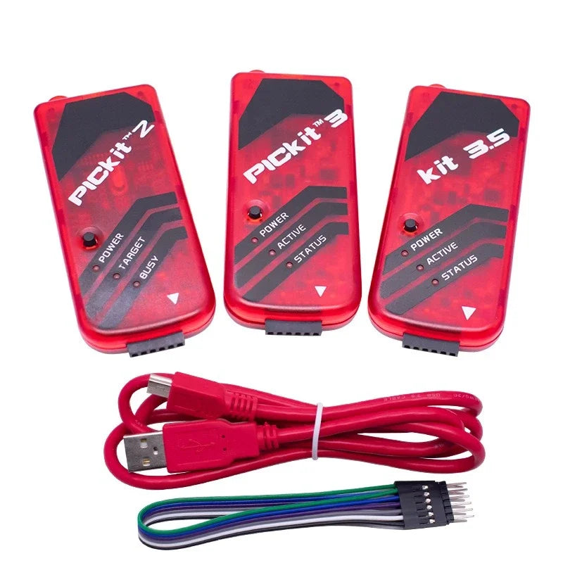 PICKIT2 PICKIT3 PICKIT3.5 Programmer with Burner Kit Programming PIC Microcontroller Chip +PIC Adapter Universal Programmer Seat