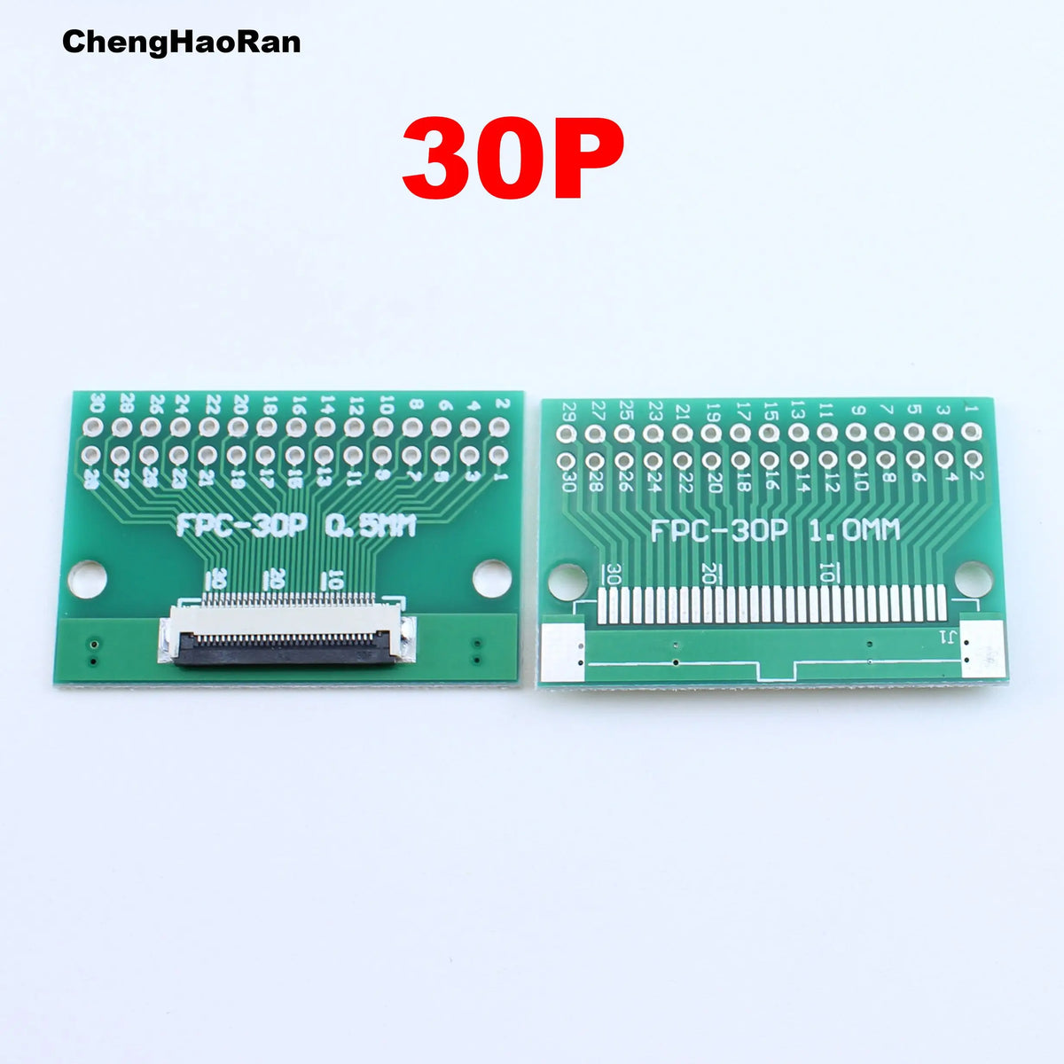1pcs 4P 6P 8P 10P 12P 14P 15P 16P 18P 20P Test Board Adapter Double Rows Plate Connector 2.54mm 0.5mm Flip FPC Soft Flex Cable