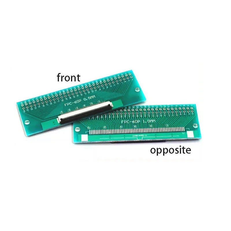 1Pc FPC/FFC Welding 0.5 Seat Connection 0.5mm Pitch Connector SMT To 2.54mm Flexible Cable Adapter Board 6 8 10 20 50 60 80 Pin