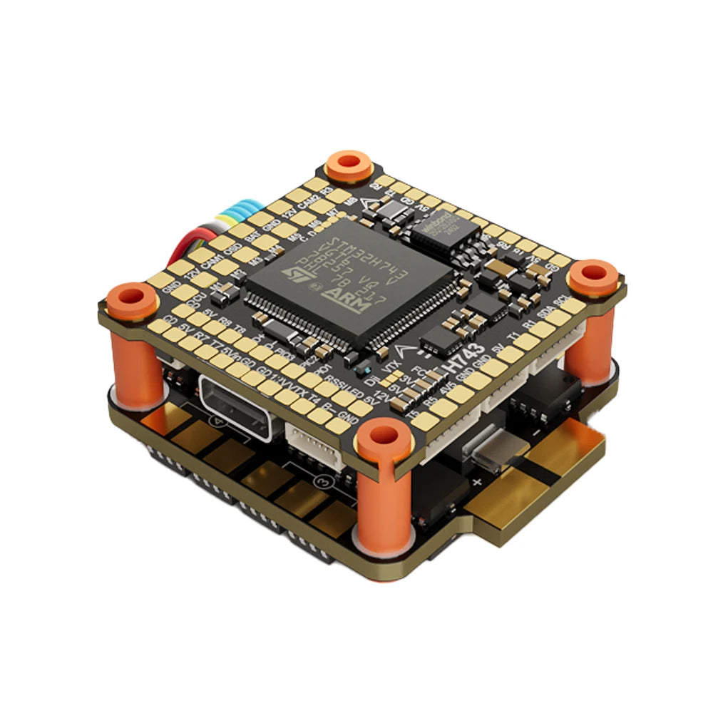 JIJIEFPV H743 Flight Controller H7 FC H743 Stack 8S 55A 60A 70A 4in1 ESC For 5inch DJI RC FPV Freestyle Drone DIY Parts