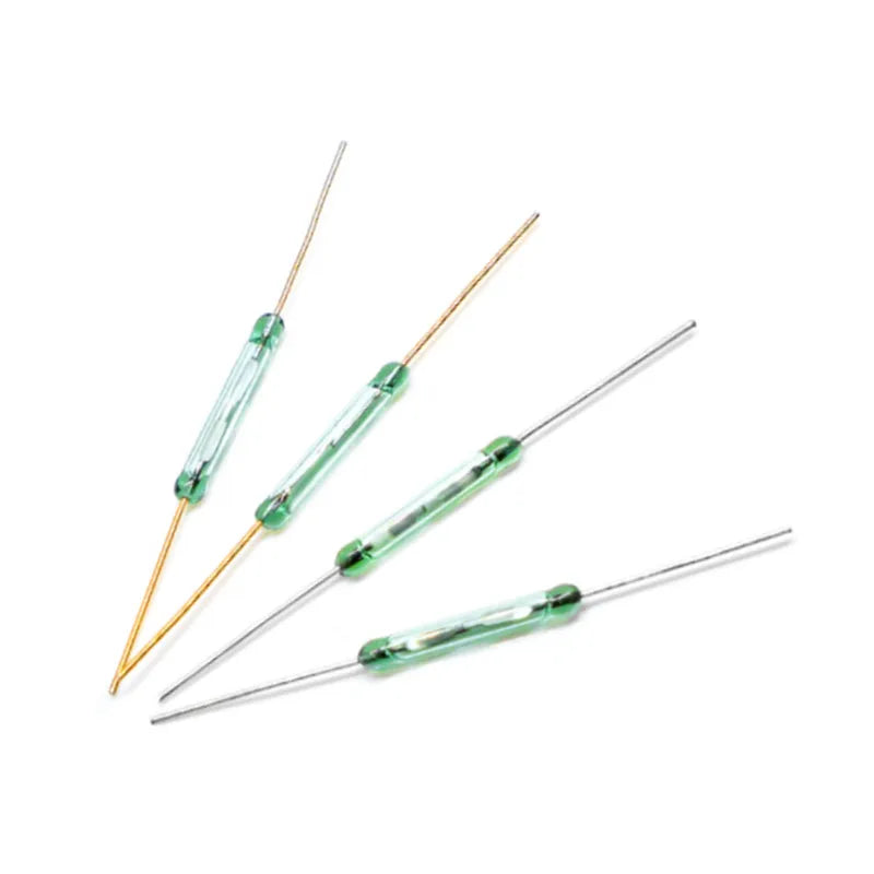 5PCS MKA14103 Reed Switch 2*14mm Normally Open Magnetic Induction Sensor NO Gold/Silver Plated Magnetron Control Switch