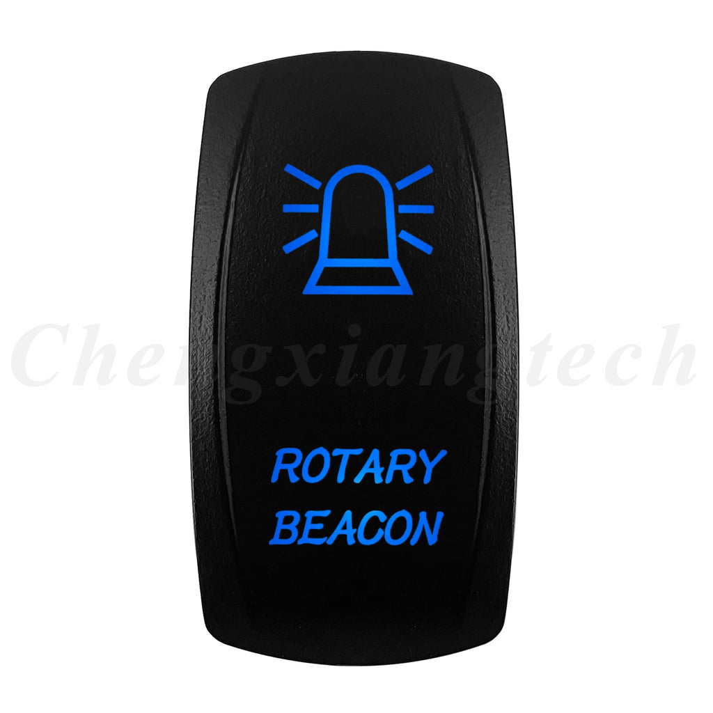 12V 20A Blue Led Car Boat Laser Rocker Switch ON OFF, (ON) OFF, ON OFF ON, (ON) OFF ON, (ON) OFF (ON) Waterproof