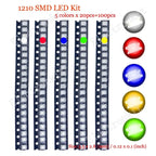 0402 0603 0805 1206 1210 5730 5050 SMD LED Diode assorted kit warm cool white red Green Blue yellow orange pink fast flashing
