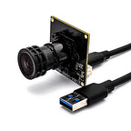 2.3MP 120FPS Global Shutter USB 3.0 Camera Module AR0234 1/2.6" CMOS M16 Lens UVC Plug Play Machine Vision Video Conferencing