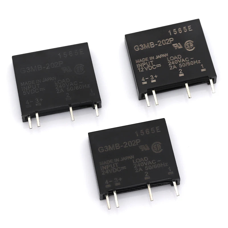 1/5/10Pcs Relay Module G3MB-202P G3MB 202P DC-AC SSR Input 5V/12V/24V DC Output 240V AC 2A Solid State Relay Module
