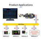 CH343P module 6Mbps USB to RS485 Isolated Converter Industrial Grade Type-C Interface 16KV Isolation Dustproof USB to TTL serial