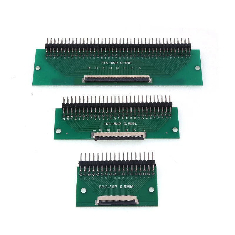 1PC FFC/FPC Adapter Board 0.5mm To 2.54mm Connector Looper 6/8/10/12/20/24/26/30/34/40/50/60/80-pin Flexible Cable Adapter Board