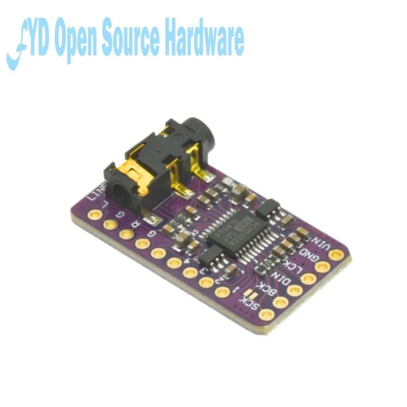 1-10PCS I2S PCM5102 DAC Decoder GY-PCM5102 I2S Player Module For Raspberry Pi PHAT Format Board Digital PCM5102A Audio Board