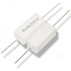 10pcs 5W 5% Cement Resistor Power Resistance 0.1 ~ 10K 0.1R 0.5R 1R 10R 100R 0.22 0.33 0.5 1 2 5 8 10 15 20 25 30 100 1K 10K ohm