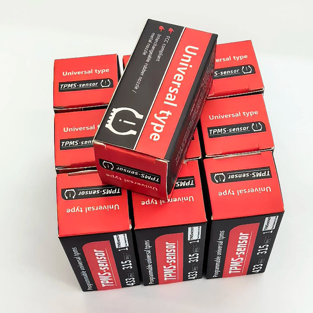 10Pcs Universal TPMS Tire Pressure Programmable Sensor  For Tool TS408 TS508 ITS600 315MHZ+433Mhz 2 In 1 Sensor
