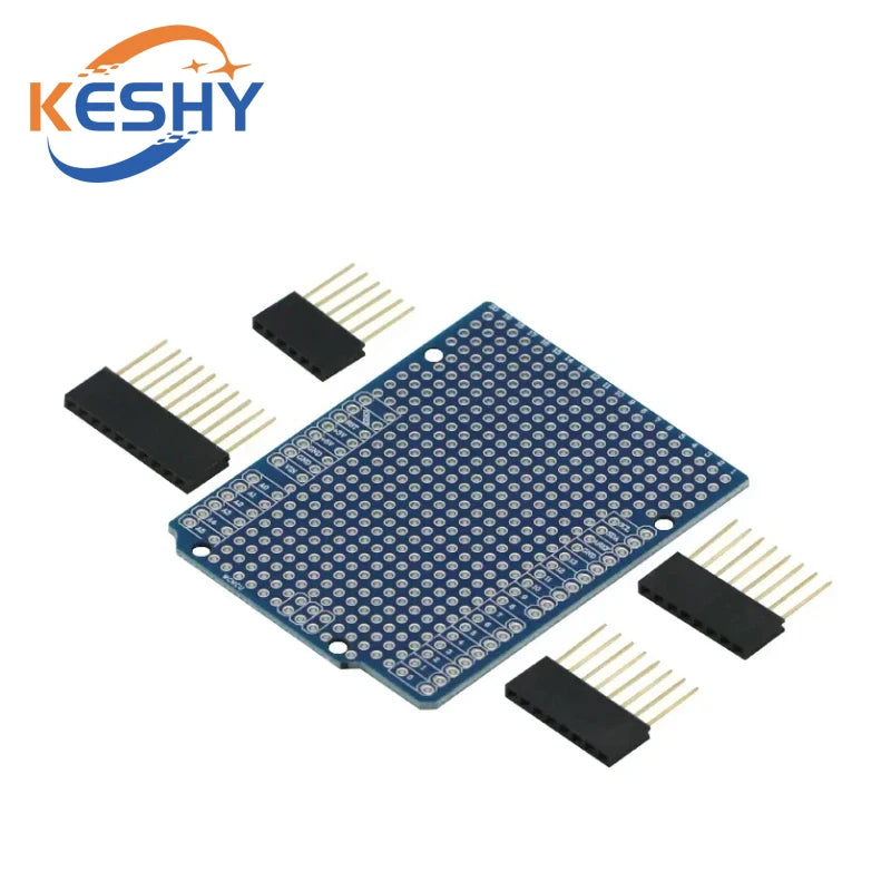 Prototype PCB Expansion Board For Arduino ATMEGA328P UNO R3 Shield FR-4 Fiber PCB Breadboard 2mm 2.54mm Pitch With Pins DIY One