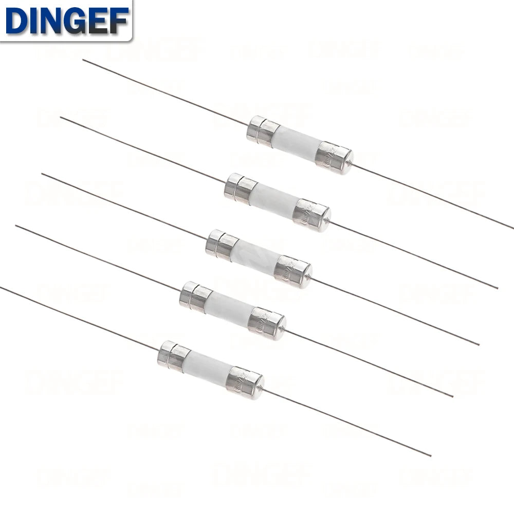 10PCS 5*20mm Fast Break Ceramic Fuse Slow Blow Tube Fuse With pin 5X20MM 250V 0.5A 1A 2A 3A 4A 5A 6A 7A 8A 10A 12A 15A 20A 25A