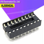 10PCS IC Sockets DIP6 DIP8 DIP14 DIP16 DIP18 DIP20 DIP28 DIP40 pins Connector DIP Socket 6 8 14 16 18 20 24 28 40 pin