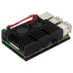 Aluminum Case for Raspberry Pi 4 Model B Armored Shell Passive Cooling Radiator Optional Dual Fan Cooler for Raspberry Pi 4