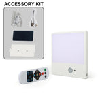 4000mAh Motion Sensor LED Ceiling Light USB Rechargeable LED Light with Remote Control, Smart Sensor Light 3-Color Lamp
