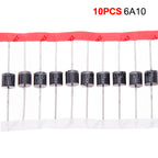Rectifier Diode Mixed Kit 6A10 10A10 20A10 DB3 RL207 Electronic Components MUR4100E 10SQ045 20A10 130mil