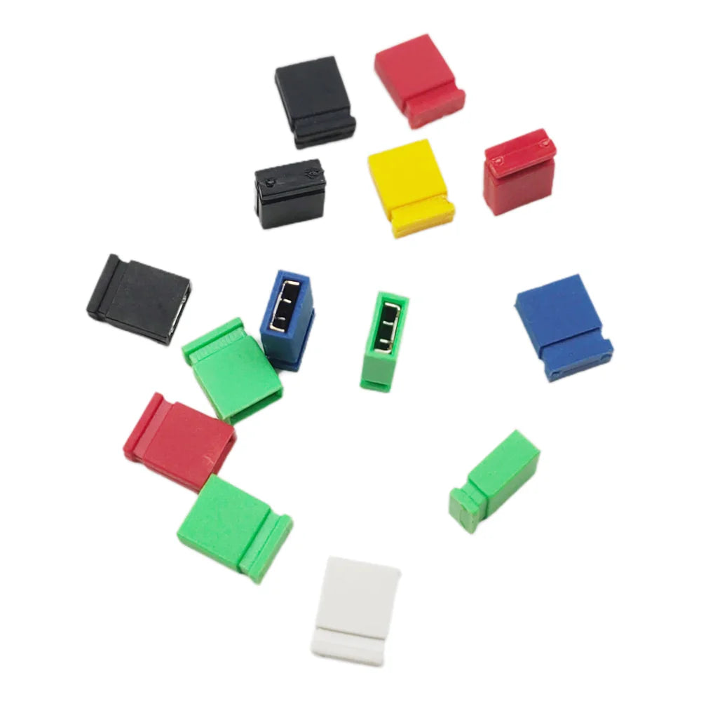 60pcs/lot Closed Short Circuit Cap 2.54mm Jumper Cap Pin Block Connector for 2.54mm Header
