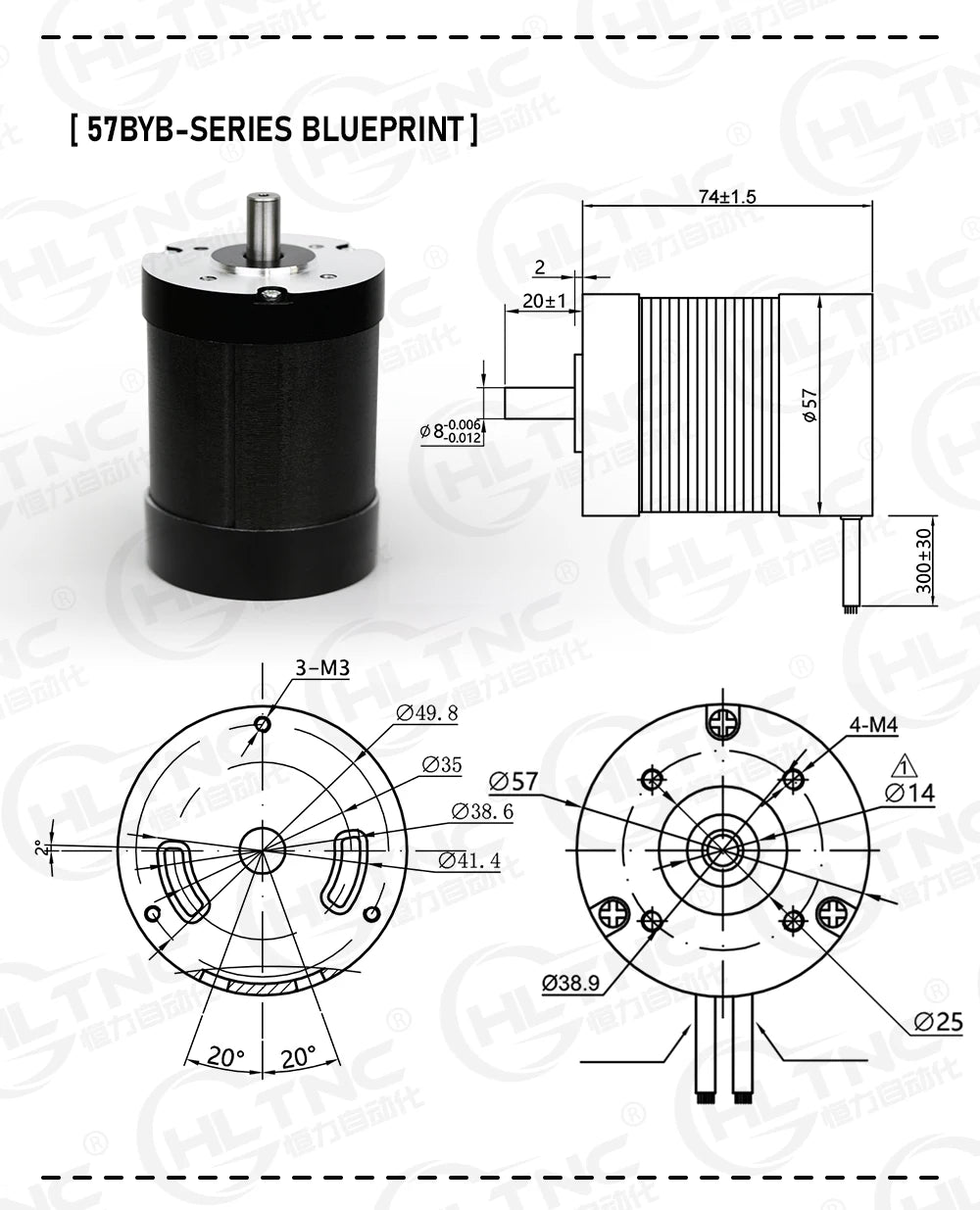 100W BLDC Motor with RS485 Driver Hall Sensor Support 3000 5000 10000 RPM Speed Adjustable DC Brushless Motor Kit DC 12-48V
