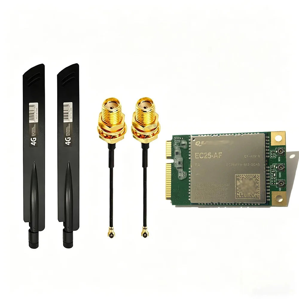 Quectel EC25-AF MINIPCIE+4G antenna USB Adapter With card slot LTE CAT4+GNSS Module EC25AFFA-512-SGAS for North America