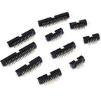 10Pcs IDC Box Headers PCB Connector 1.27mm 2.0mm 2.54mm Pitch Double Row DC3 Male Socket Straight Idc Headers for Electronics