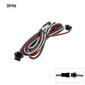 0.5m 1m 2m 2Pin 3Pin 4Pin SM JST Extension Cable 22AWG JST Plug Male to Female Wire Connector Cable for Led Light CCTV Driver