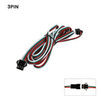 0.5m 1m 2m 2Pin 3Pin 4Pin SM JST Extension Cable 22AWG JST Plug Male to Female Wire Connector Cable for Led Light CCTV Driver