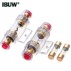 1Set 70A 80A AGU 10*38MM Fuse & Holder Car Audio Refit Fuse Holder Car Stereo Audio Circuit Breaker Inline 30A 40A 50A 60A 100A