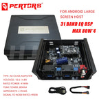 31 Band Eq DSP Processor Amp Car Android Large Screen Host Dsp Power Amplifier 4x80w Car Android Navigation Host Audio Amp