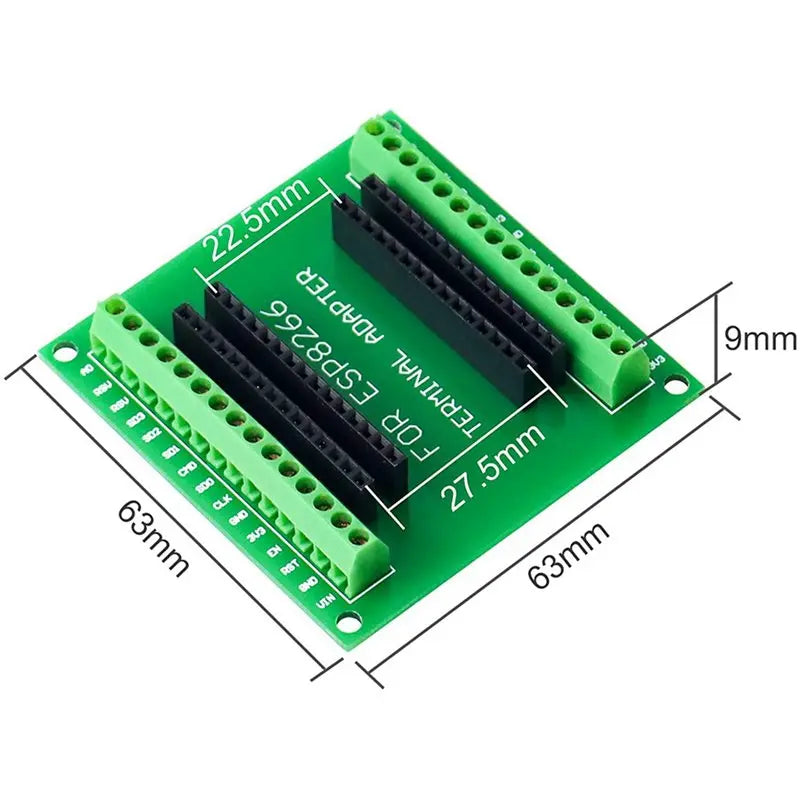 【DIGITAL GADGET】5X Breakout Board Expansion Board GPIO 1 Into 2 For 38 Pins ESP-12E Nodemcu Development