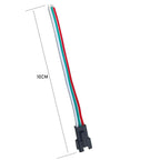 3 Pin JST SM Male Female Plug Connector Cable For WS2812B WS2812 WS2811 LED Strip Lamp