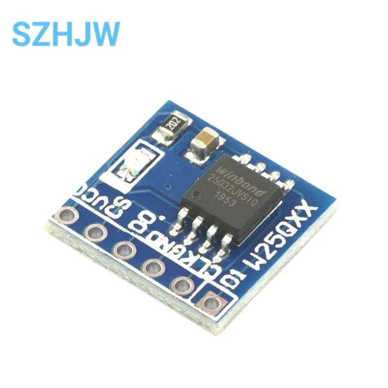 1-10pcs W25Q32 32Mbit / W25Q64 64Mbit / W25Q128 128Mbit 8MByte FLASH NorFlash Storage Module SPI Interface BV FV Modul For STM32