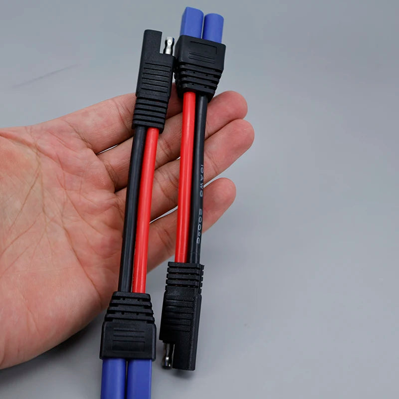 SAE To EC5 Male Female Plug Connector To SAE Power Automotive Cable Wire Power Cord Plug DIY 10 AWG SAE Cable R23